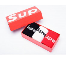 Носки Supreme в коробке 3 пары